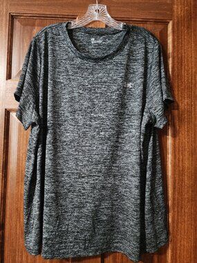 Under Armour Tech T-Shirt Heathered Grey Size